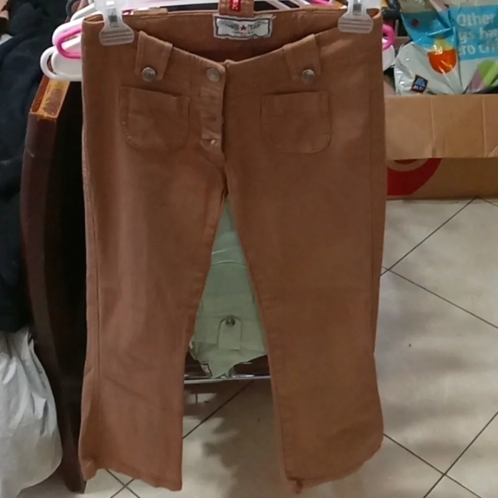 Rare🔥Vintage Hard Tail Button Fly Capri Pants wom - Picture 6 of 7